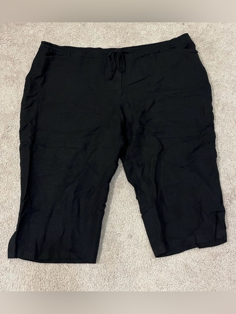 Lane Bryant Linen Blend Capri Pants